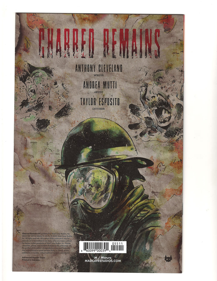 Charred Remains #2 Advanced Reader Copy Edition