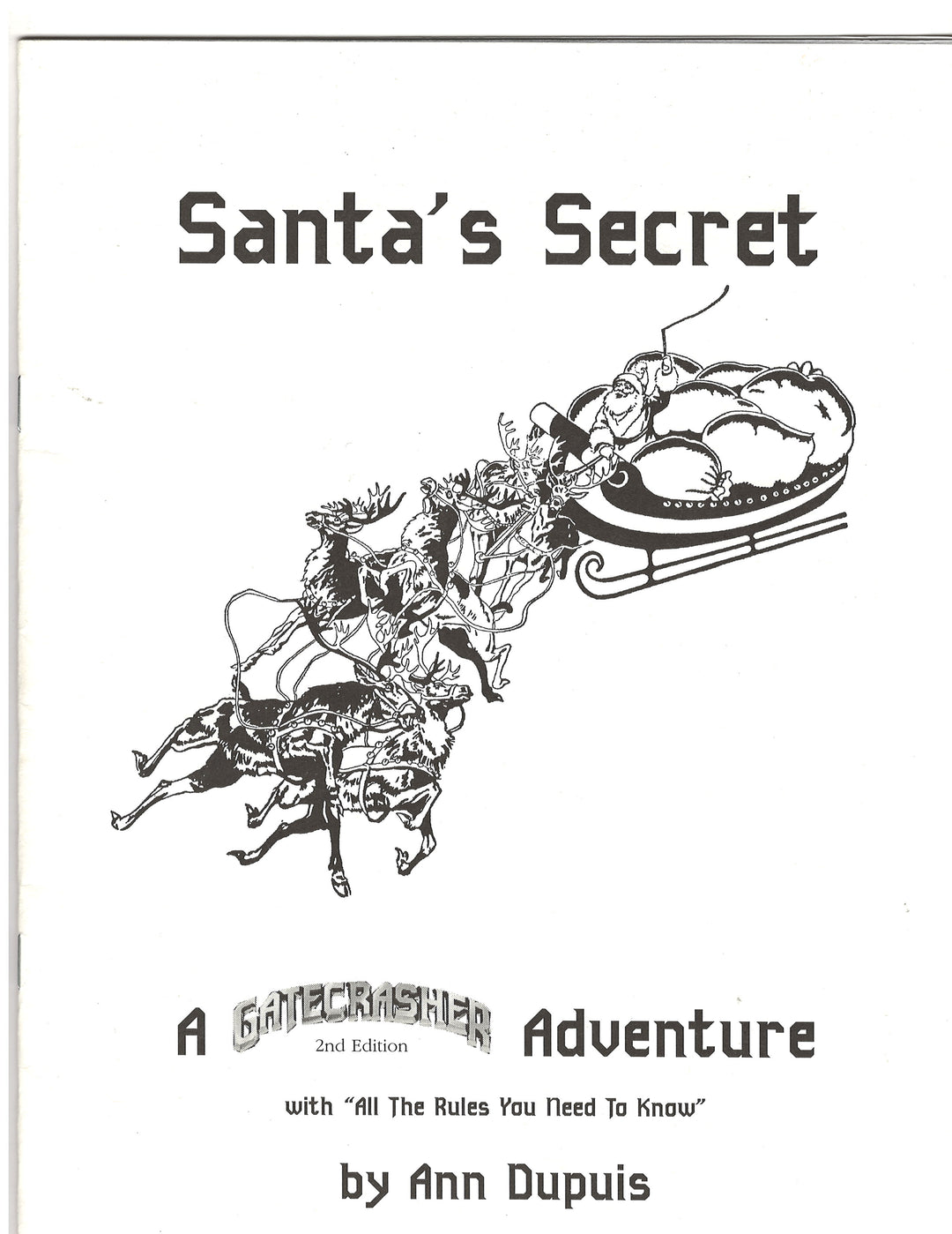 Santa's Secret (1998) - A Gatecrasher 2nd Edition Adventure