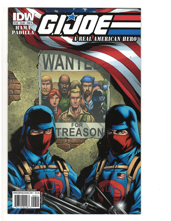 G.I. Joe A Real American Hero #156 Cover A Agustin Padilla Variant