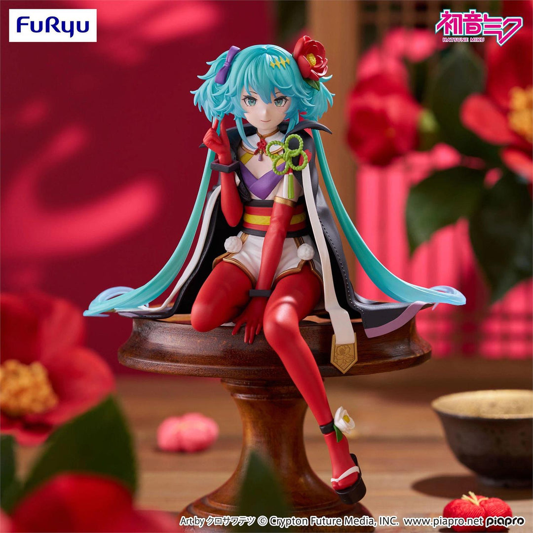 HATSUNE MIKU: FLOWER FAIRY CAMELLIA NOODLE STOPPER (6IN STATUE)