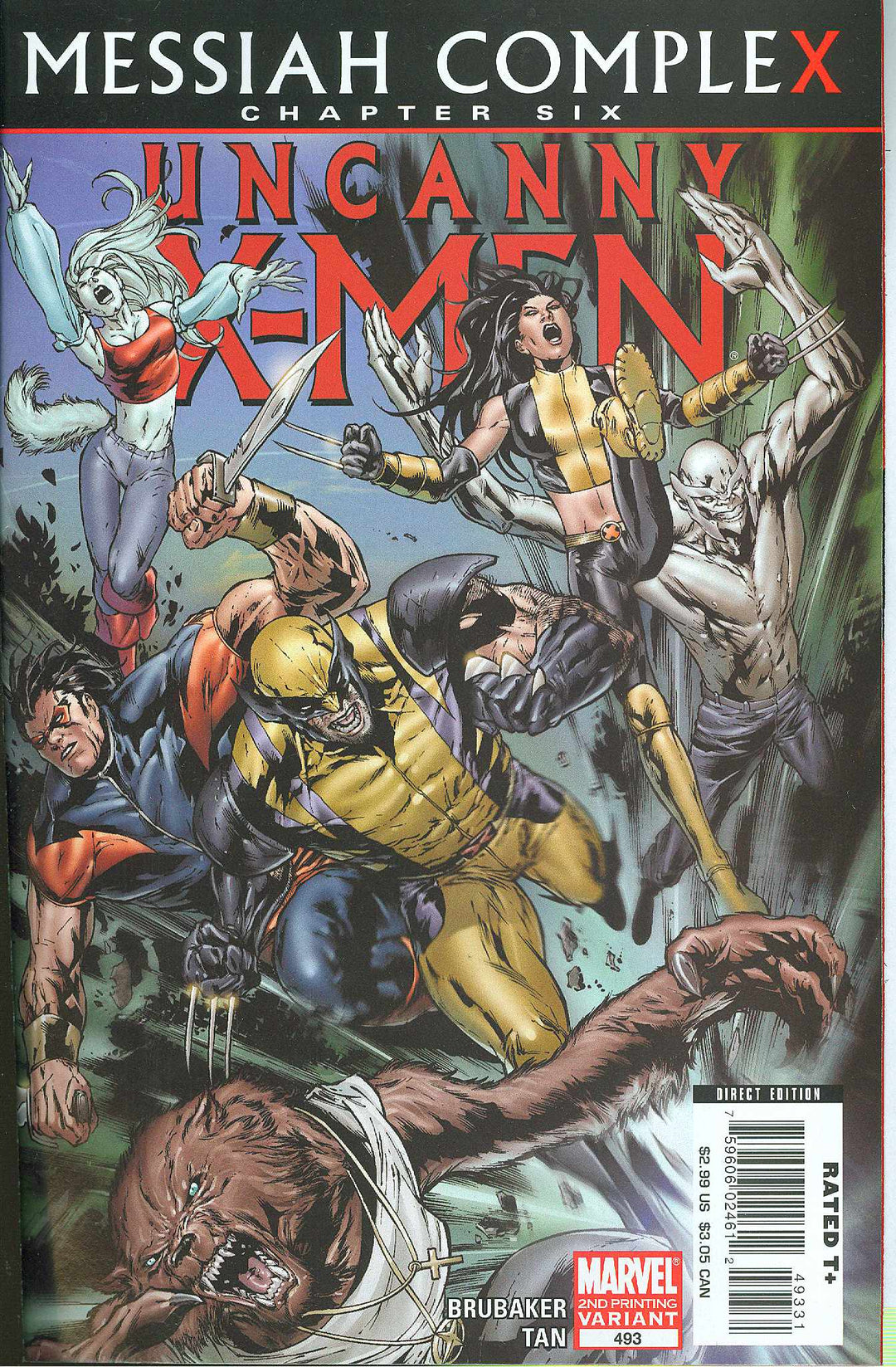 Uncanny X-Men (1963) #493 2nd Printing Variant