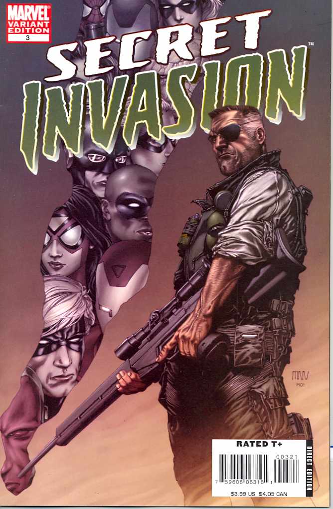 Secret Invasion (2008) #3 Variant (1:25) McNiven Edition <BINS>