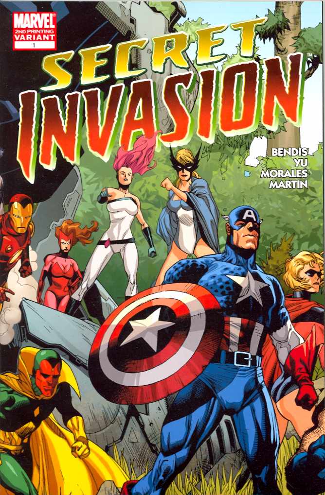 Secret Invasion (2008) #1 Variant (2nd Print) <BINS> <OFC>
