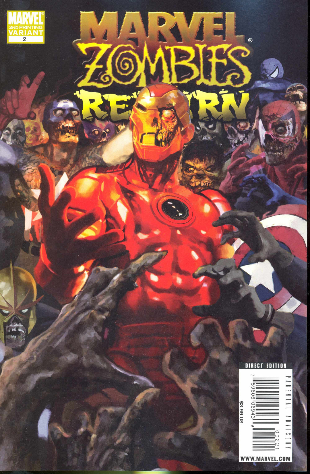 Marvel Zombies Return #2 (of 5) Variant (2nd Print) <BINS>