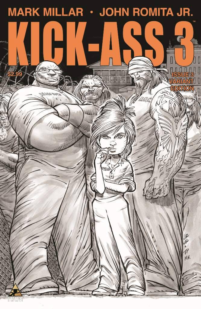 Kick-Ass 3 #3 (Of 8) Variant (1:25) JRJR Sketch Edition (Mature) <BINS>