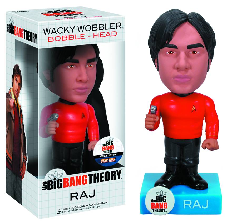 Big Bang Theory x Star Trek Raj Wacky Wobbler