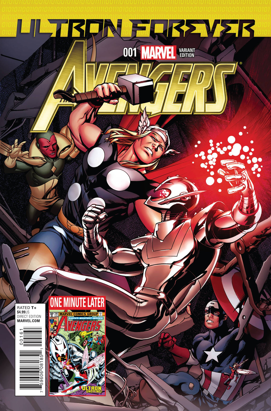 Avengers Ultron Forever #1 Variant (1:15) McKone Variant <BINS> <YS24>