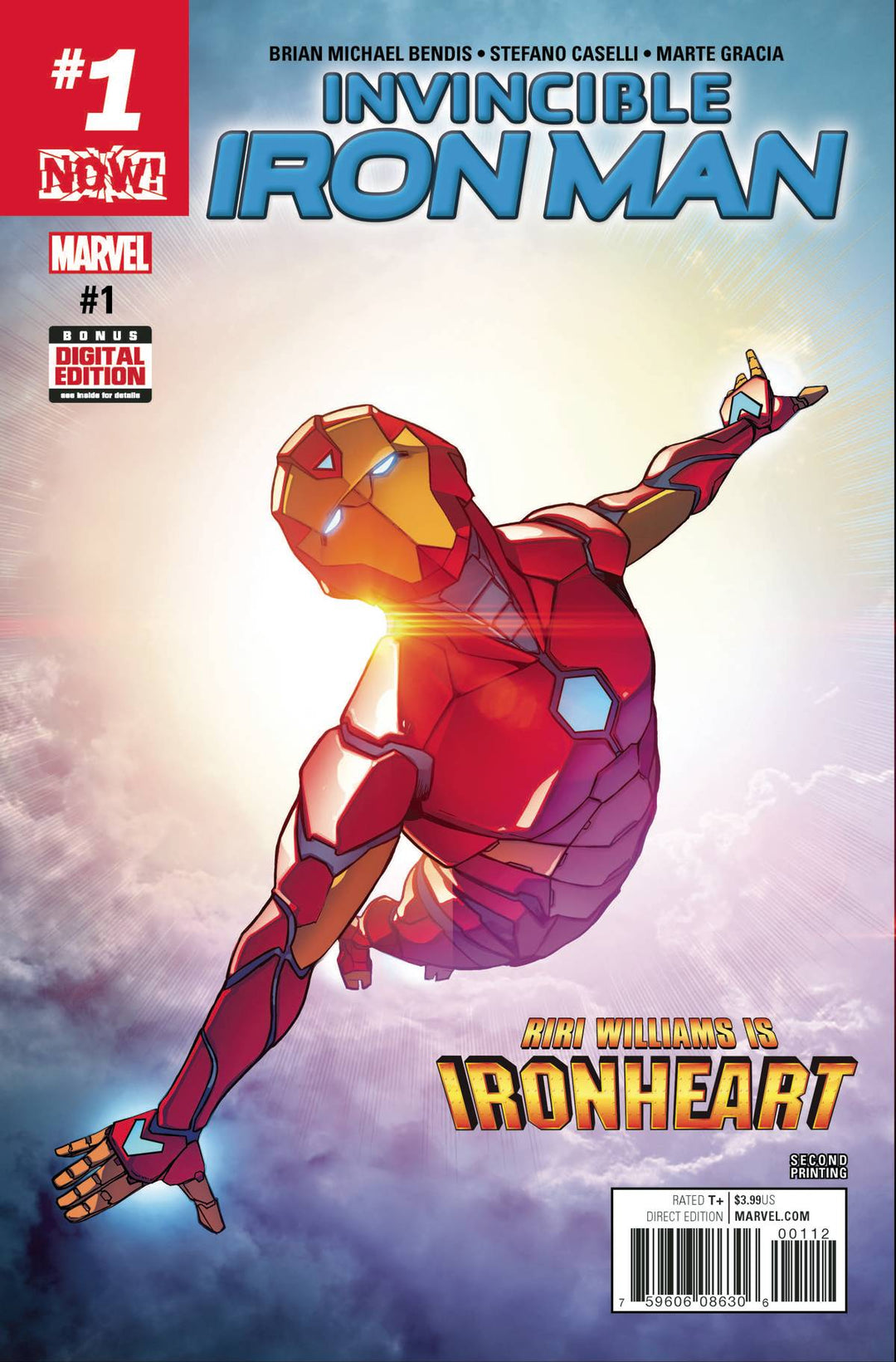 Invincible Iron Man (2017) #1 Variant (2nd Printing)