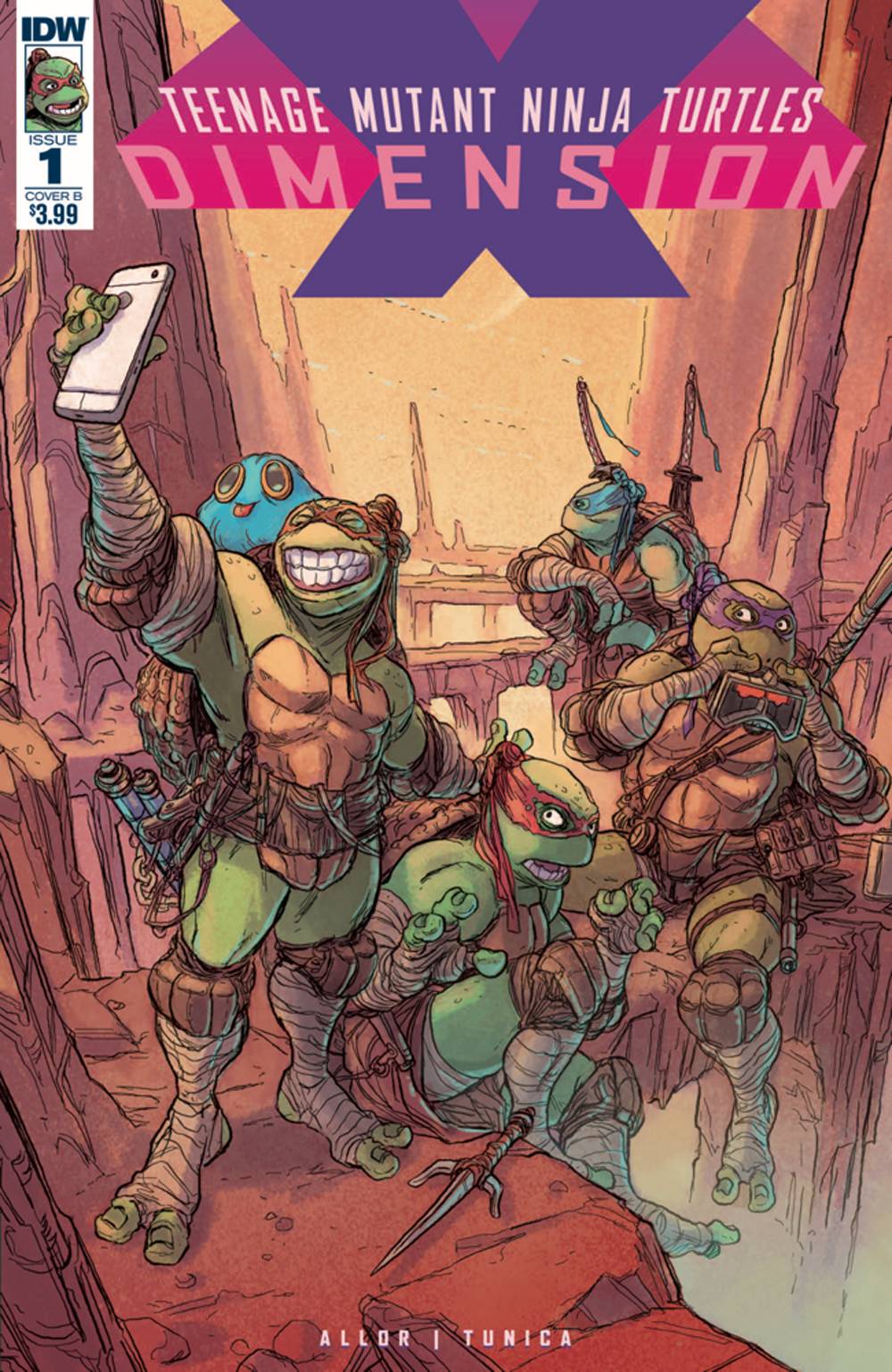 Teenage Mutant Ninja Turtles Dimension X #1 Cover B Tunica <BINS>