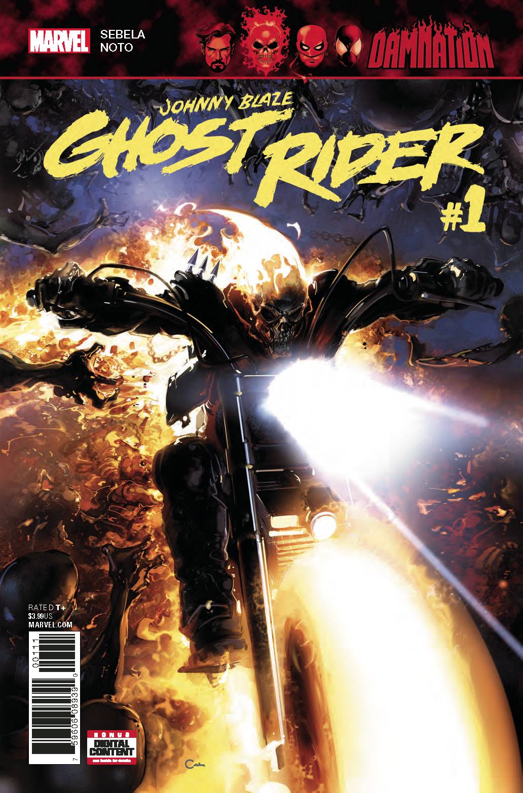 Damnation Johnny Blaze Ghost Rider #1 <BINS>