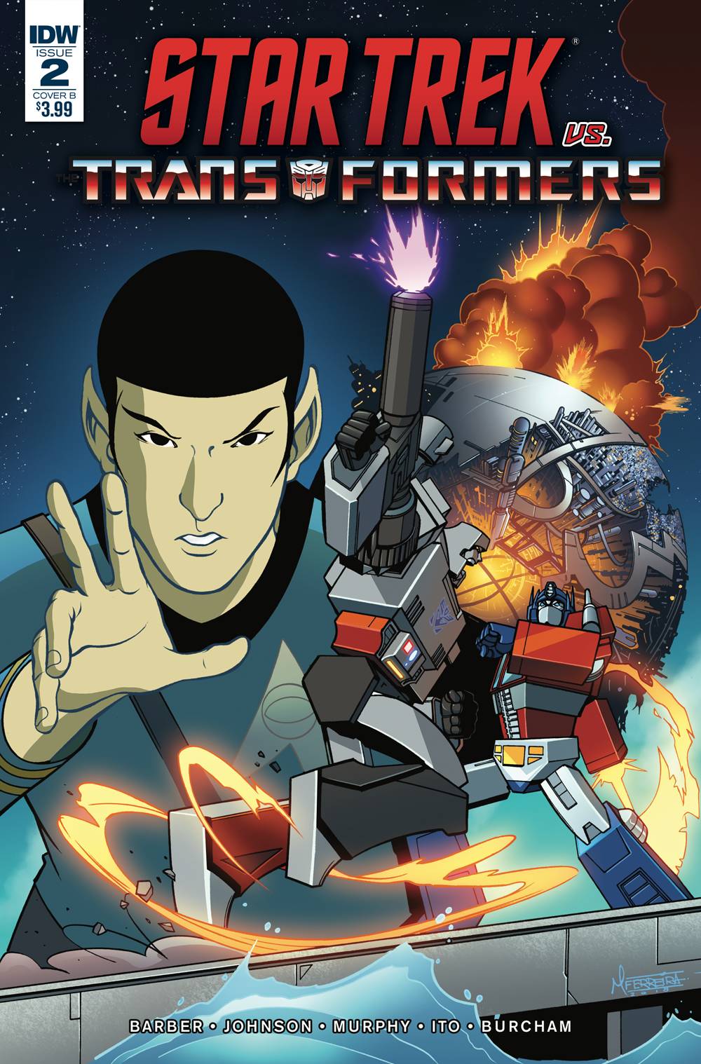Star Trek vs Transformers #2 (Of 4) Cover B Ferreira <BINS>