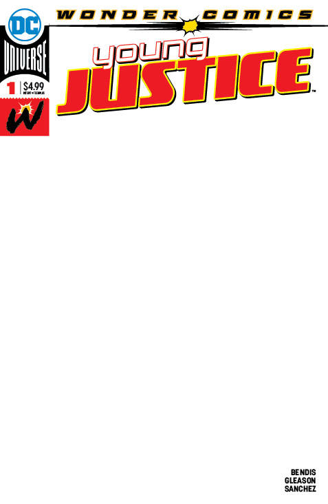 Young Justice (2019) #1 Blank Variant Edition <BINS>