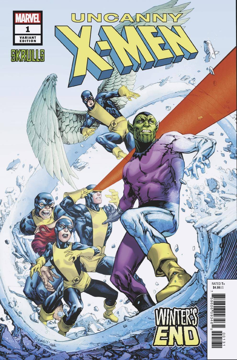 Uncanny X-Men Winters End #1 Skrulls Variant