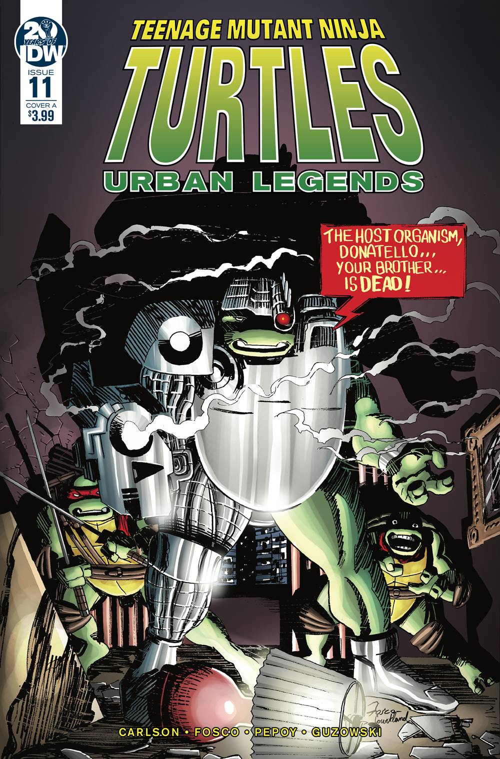 Teenage Mutant Ninja Turtles Urban Legends #11 Cover A Fosco <BINS>