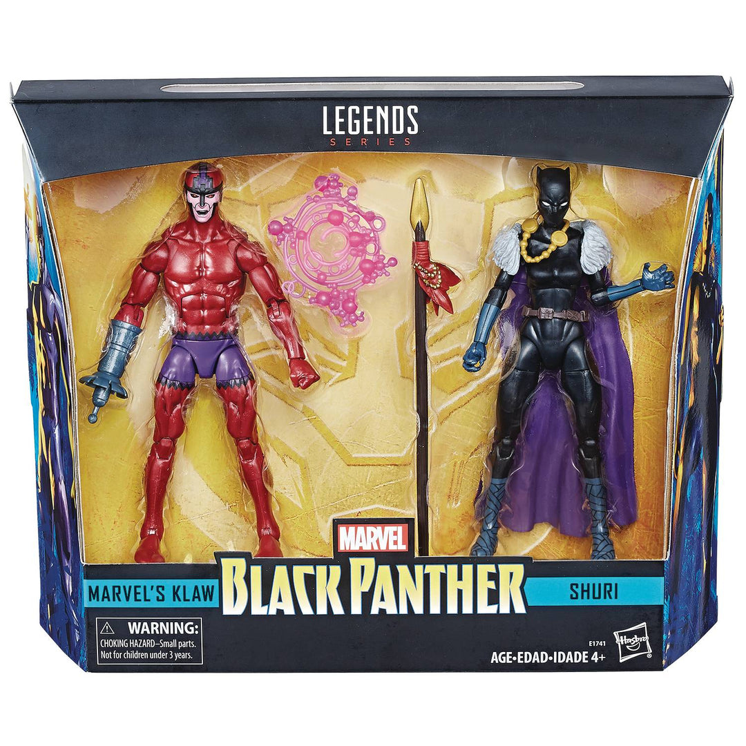 Black Panther Legends Shuri/Klaw 6-Inch Action Figure 2 Pack