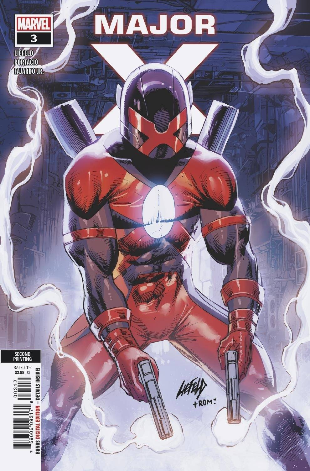 Major X #3 (Of 6) 2nd Printing Portacio Variant