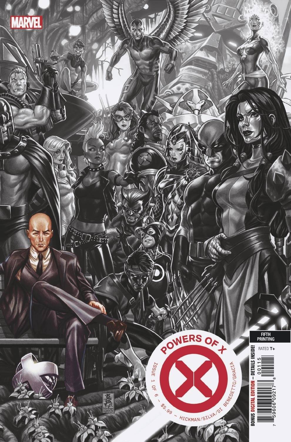 Powers Of X #1 (Of 6) 5th Printing Brooks Variant