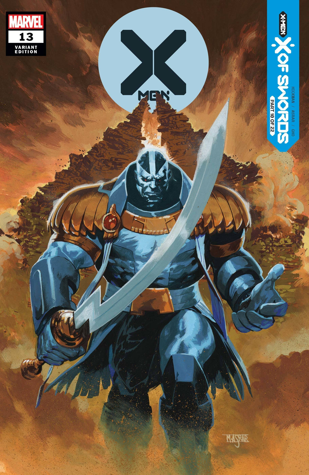 X-Men (2019) #13 Asrar Variant X of Swords