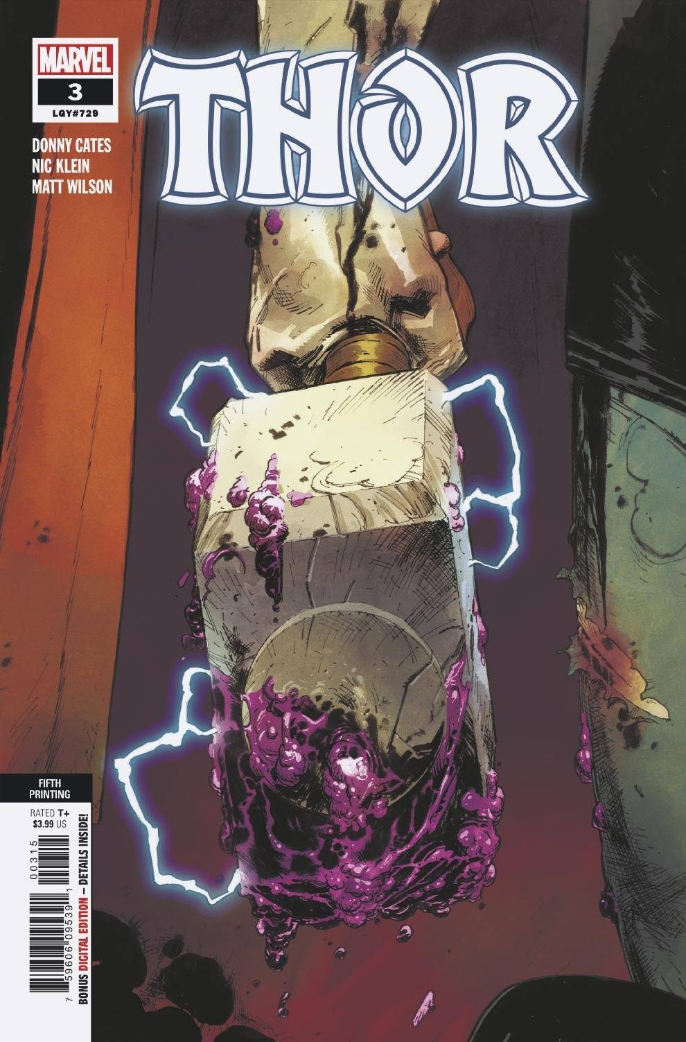 Thor (2020) #3 Variant (5th Print) Edition <BINS>