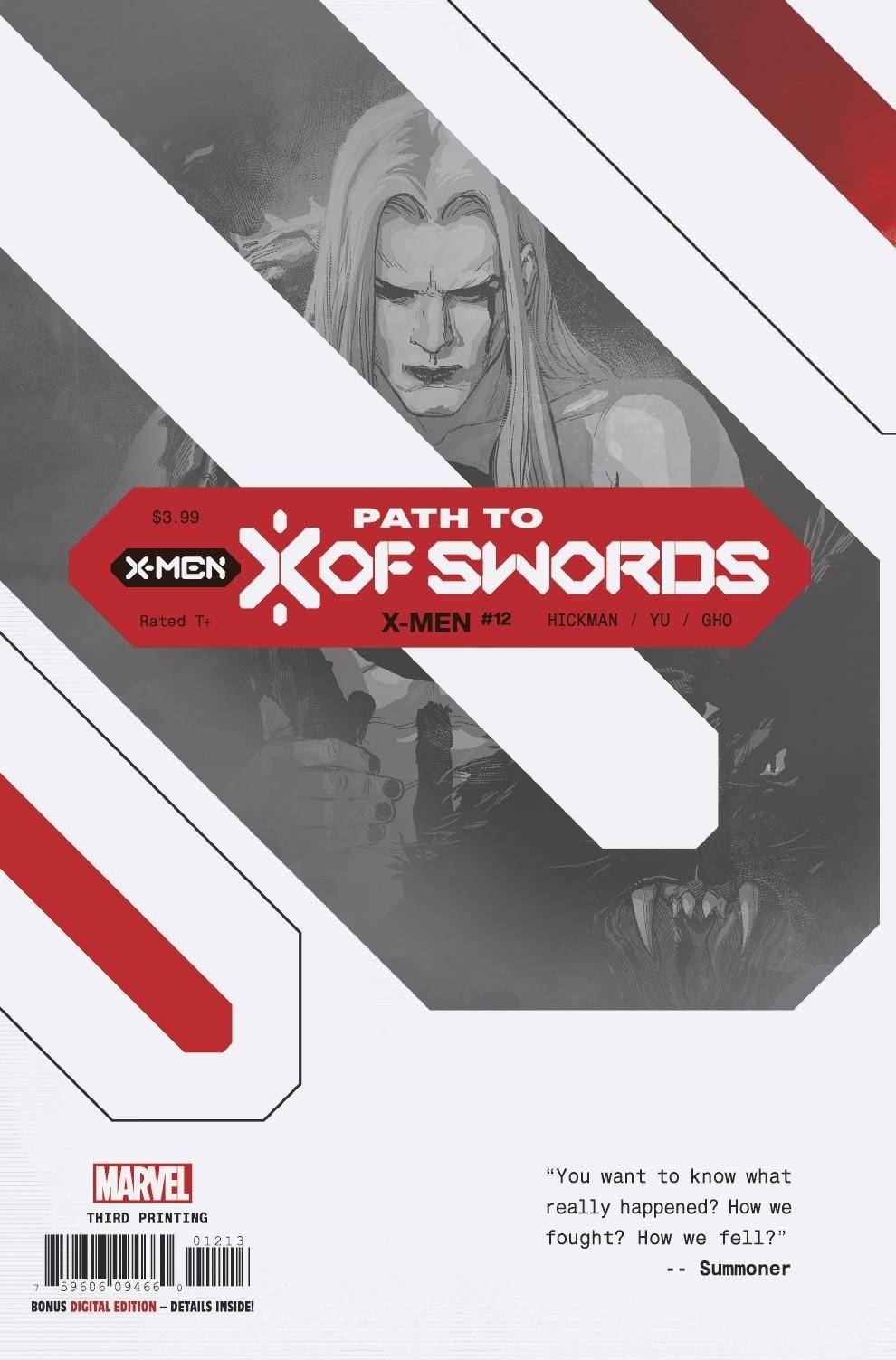 X-Men (2019) #12 3rd Printing Variant Path to X of Swords