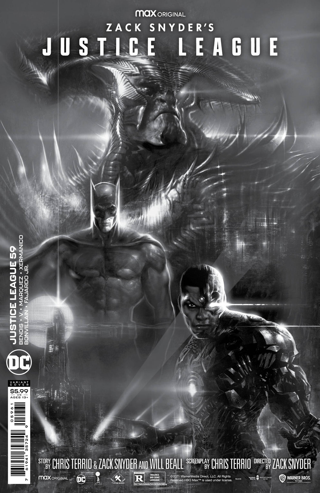 Justice League (2018) #59 Variant (1:25) Liam Sharp Snyder Cut Edition