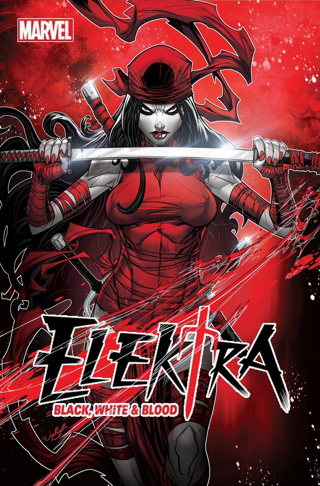 Elektra Black White Blood #2 (Of 4) Meyers Variant <BINS> <YS32>