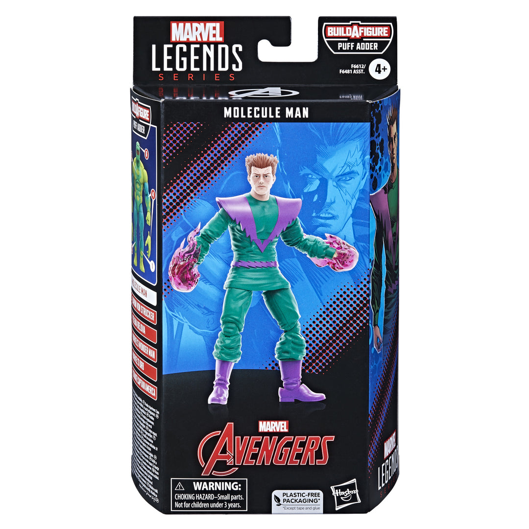 Molecule Man Marvel Legends 6in Action Figure Assortment (Puff Adder-BAF)