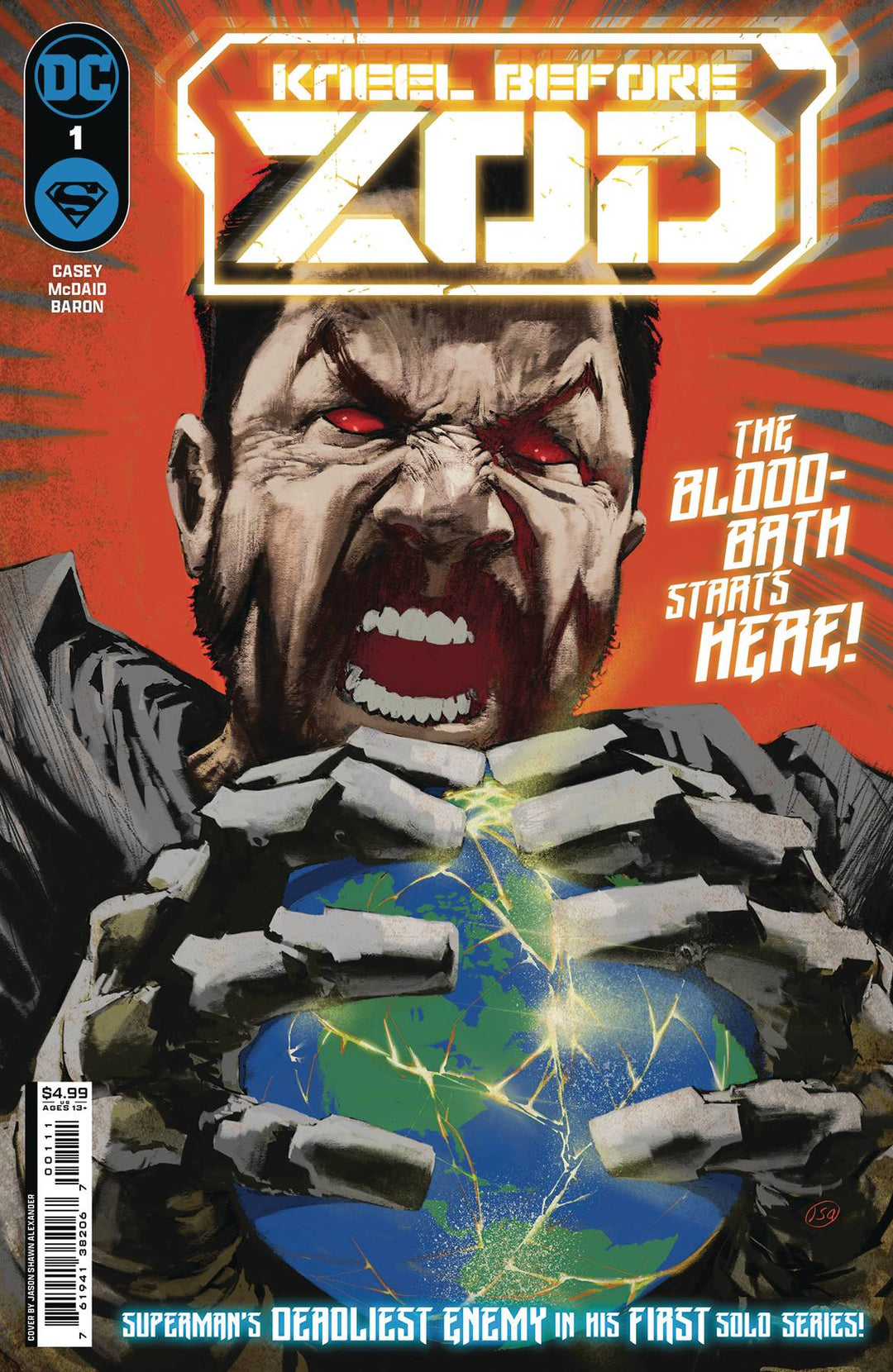 Kneel Before Zod #1 (Of 12) Cover A Jason Shawn Alexander