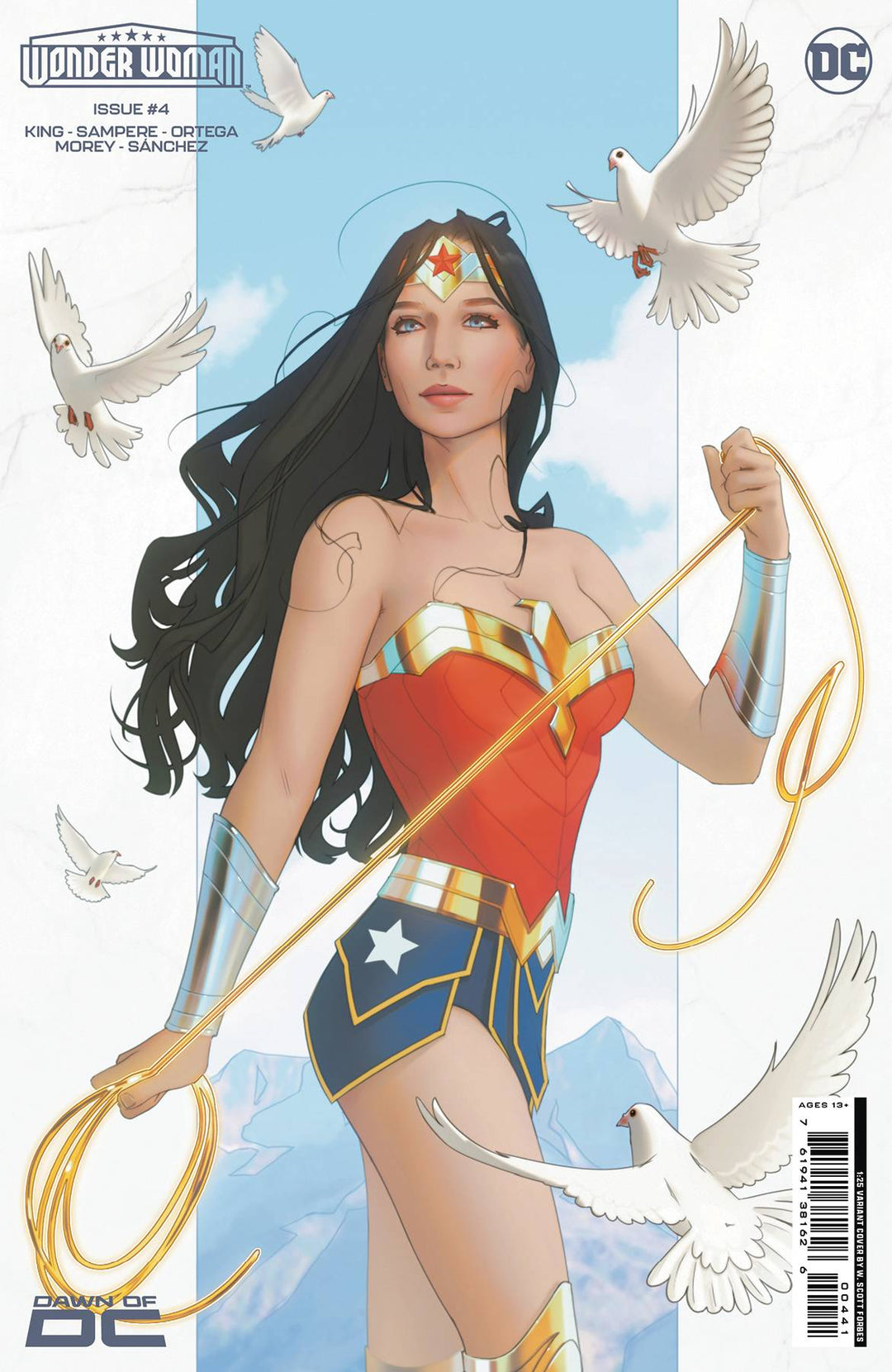Wonder Woman (2023) #4 Cover E (1:25) W Scott Forbes Card Stock Variant