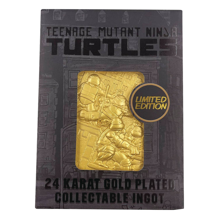 TMNT: 24K GOLD PLATED COLLECTIBLE INGOT (LTD to 1984)