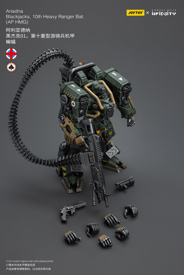 JoyToy: Ariadna Blackjacks - 10th Heavy Ranger Bat (AP HMG) (1/18th)