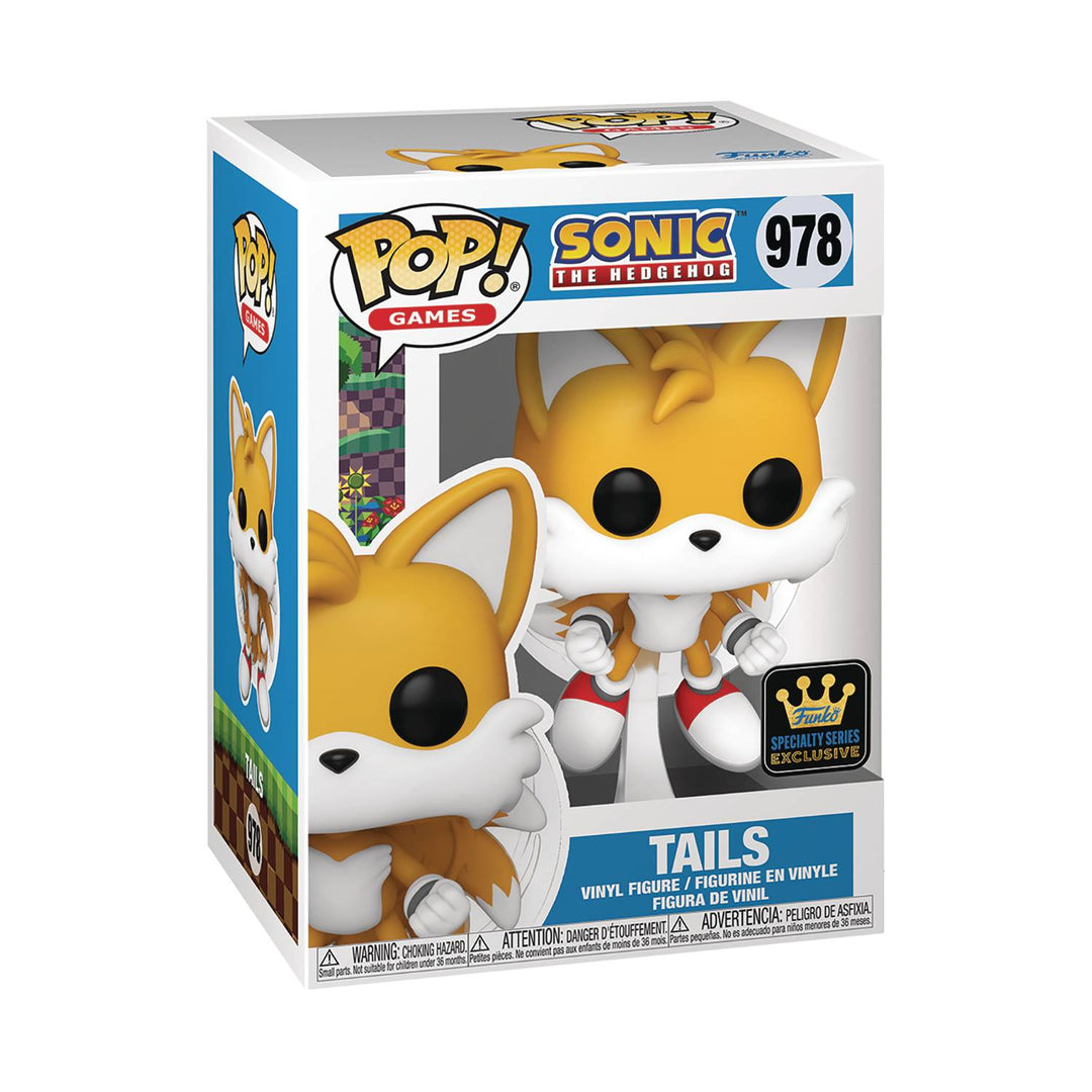 Pop Games Sonic Tails Flying Fl W/Ch Figure