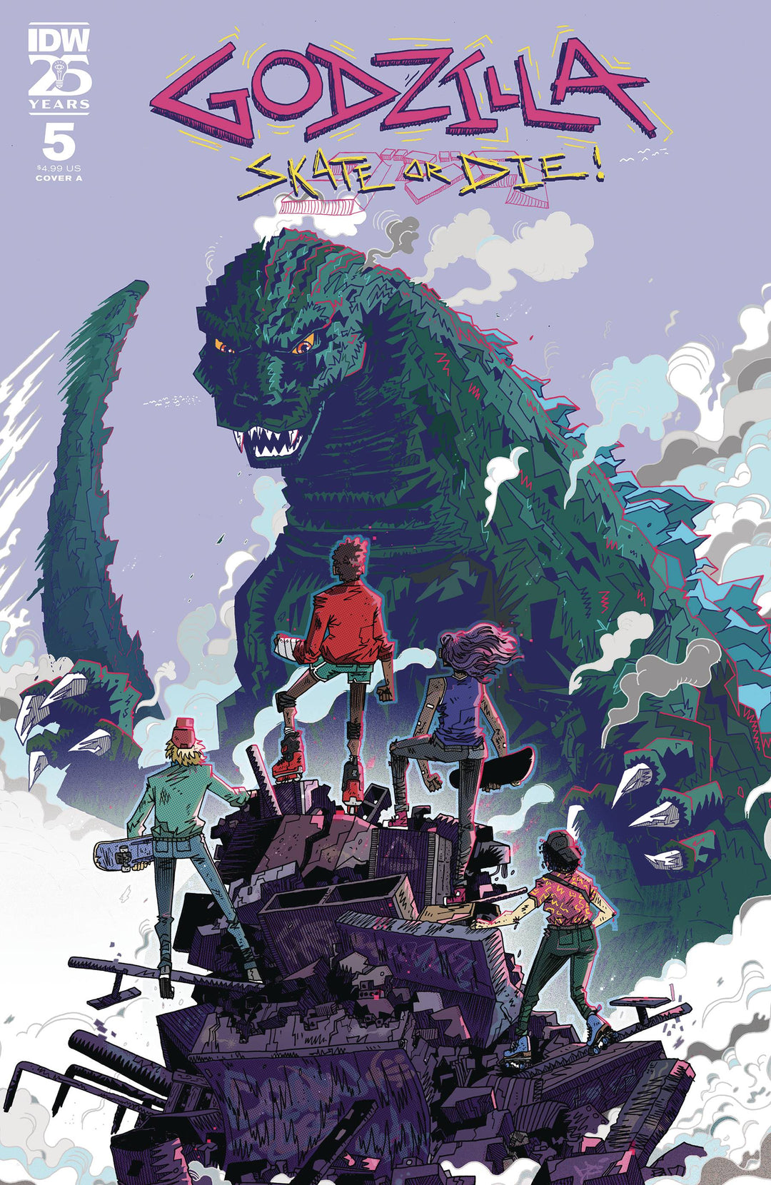 Godzilla Skate Or Die #5 Cover A (Joyce)