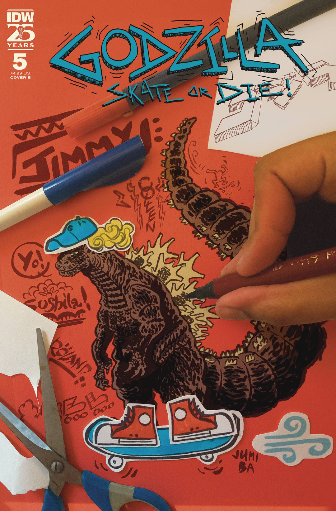 Godzilla Skate Or Die #5 Variant B (Ba)