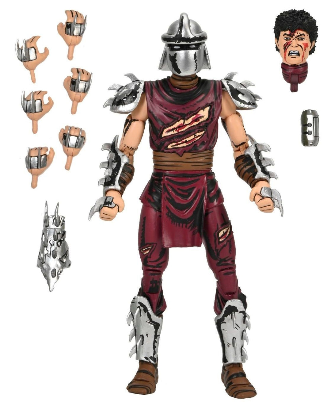 Teenage Mutant Ninja Turtles Mirage Comics Battle Damaged Shredder 7 In Action Figure