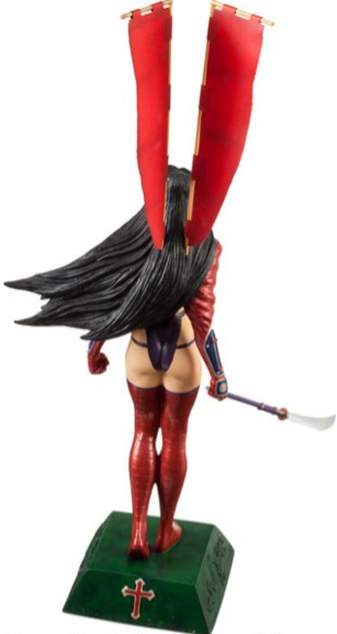 Shi Statue 1996 Exclusive 18 Inch Way of the Warrior (BROKEN BLADE)