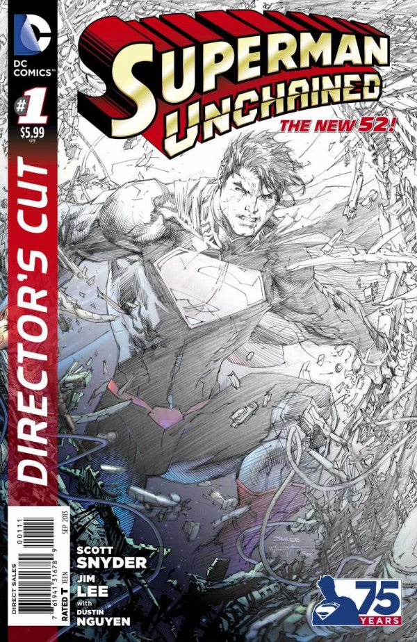 Superman Unchained Director's Cut (2013) #1 VF <OFC>