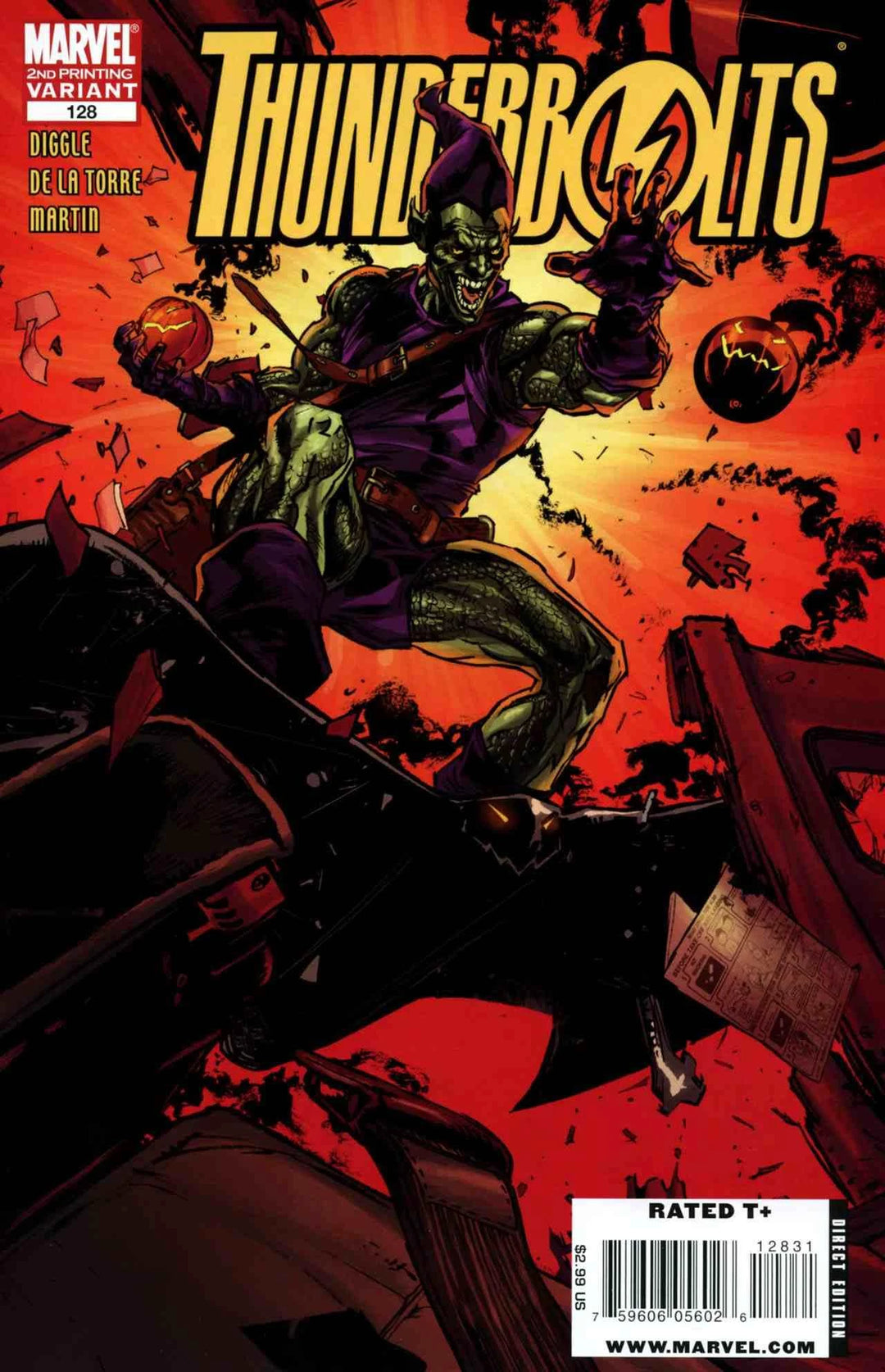 Thunderbolts (1997) #128 [Dark Reign] Variant (2nd Print) <BINS>