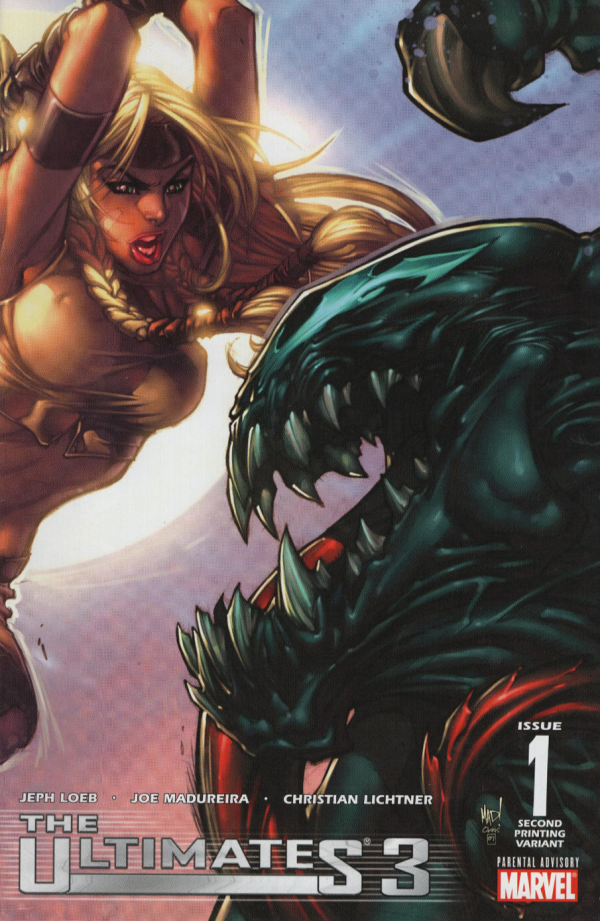 Ultimates 3 (2008) #1 (2nd Printing) Joe Madureira Variant VF <OFC>