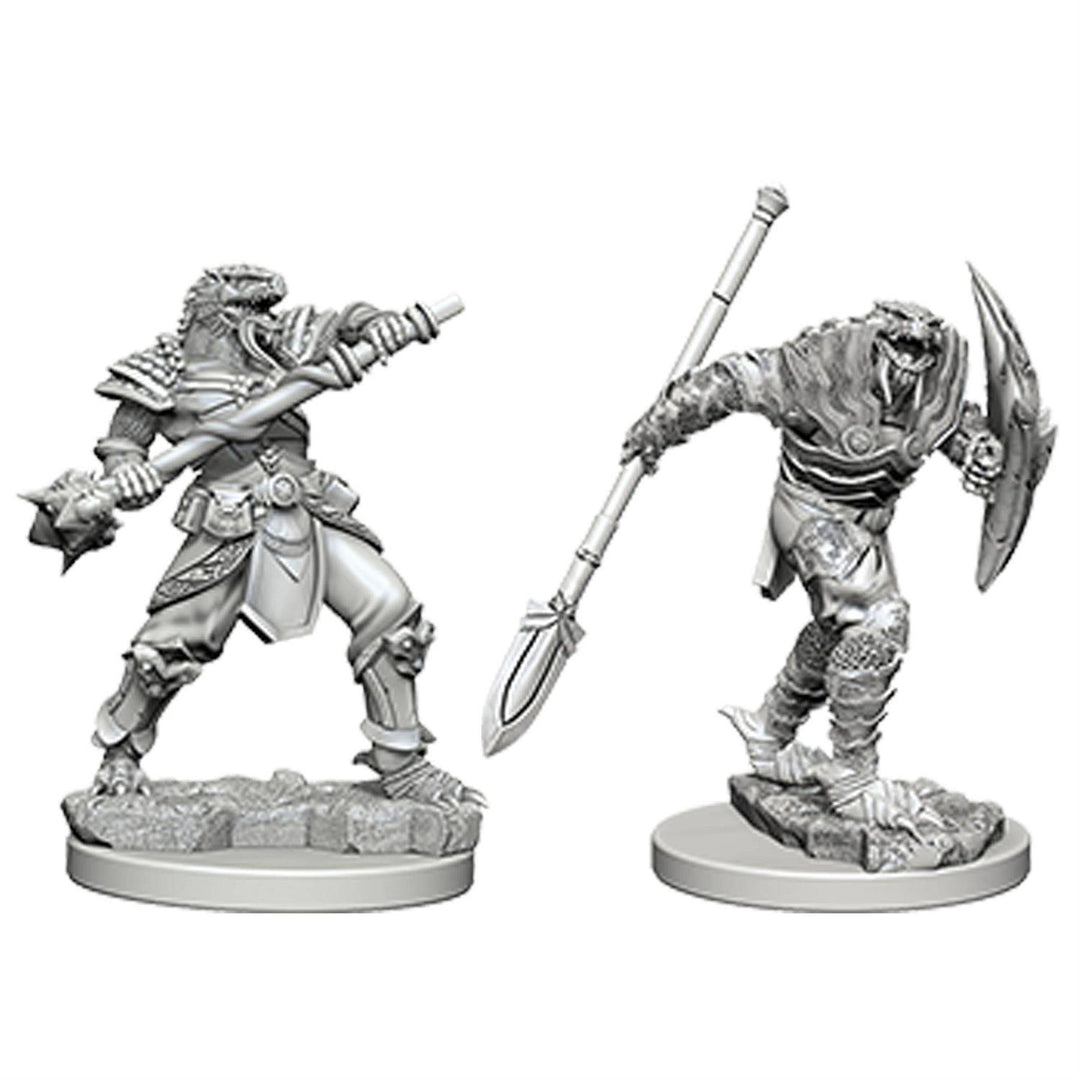 D&D Nolzur's Marvelous Miniatures: Dragonborn Male Fighter with Spear