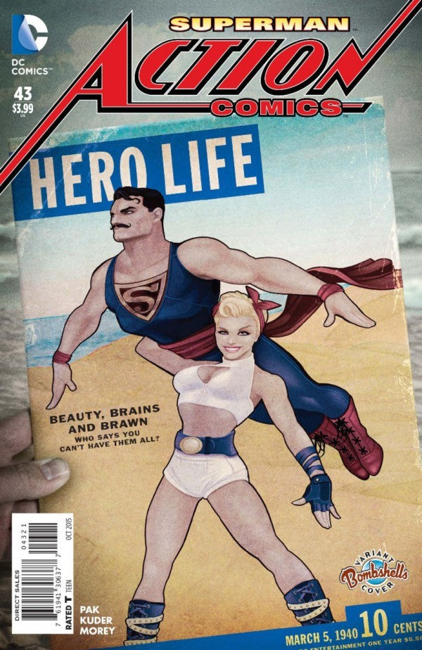 Action Comics (2011) #43 Ant Lucia Variant VF <OFC>