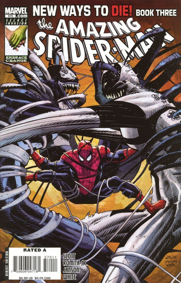 Amazing Spider-Man (1963) #570 - 1st Full Appearance of Anti-Venom OXV-02 VF <OFC>