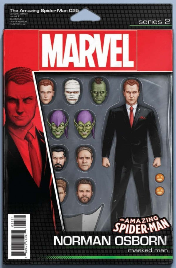 Amazing Spider-Man (2015) #25 Christopher Action Figure Variant <BINS> <OFC>