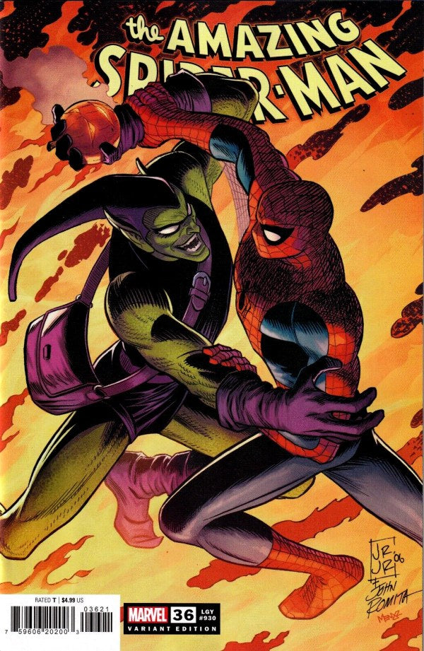 Amazing Spider-Man (2022) #36 John Romita Jr. & John Romita Sr. Variant <OFC>