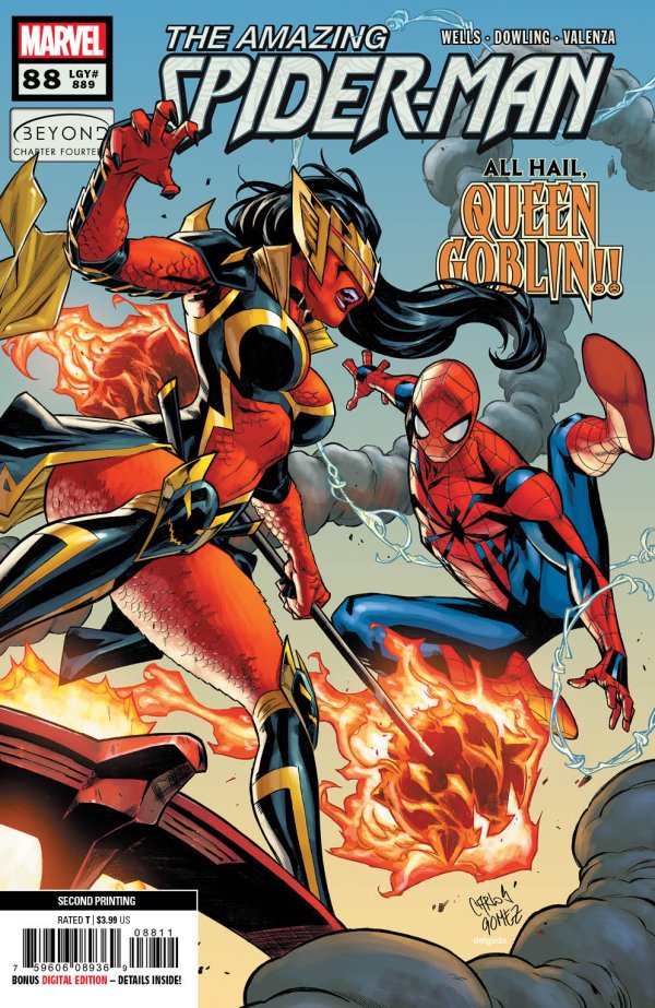 Amazing Spider-Man (2018) #88 Variant (2nd Printing) Gomez Edition <OFC>