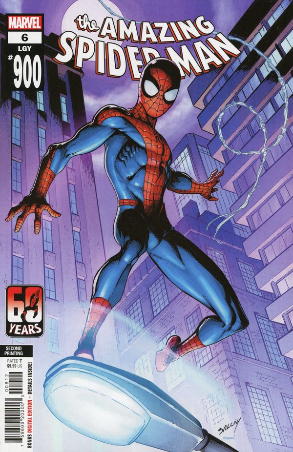 Amazing Spider-Man (2022) #6 Variant (2nd Printing) Bagley Edition VF <OFC>