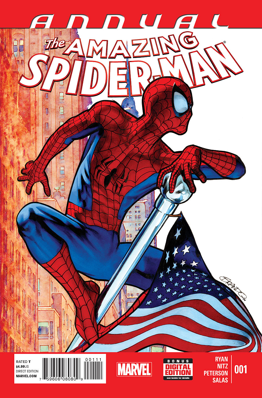 Amazing Spider-Man (2014 3rd Series) Annual #1 Peterson Variant VF <OFC>