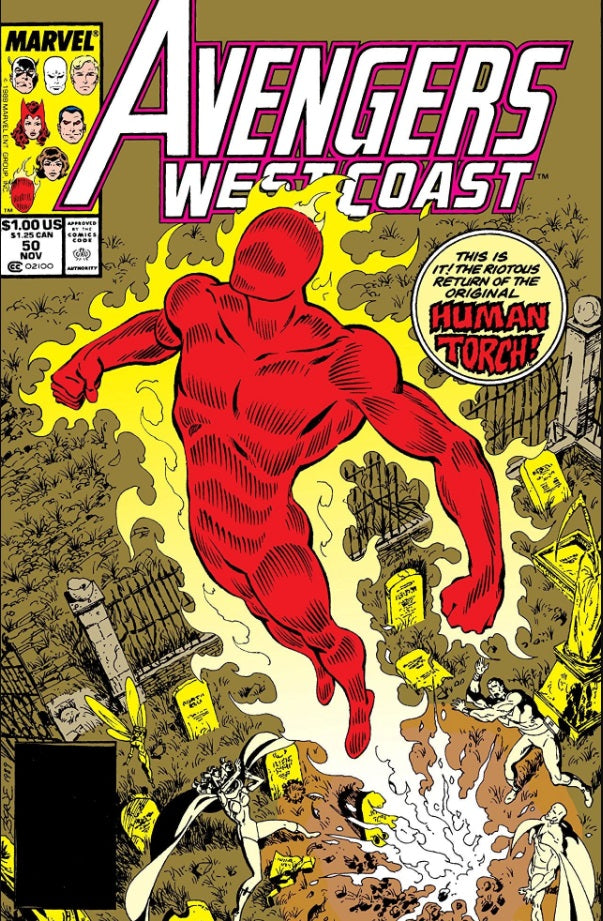 Avengers West Coast (1989) #50 <C-BINS>