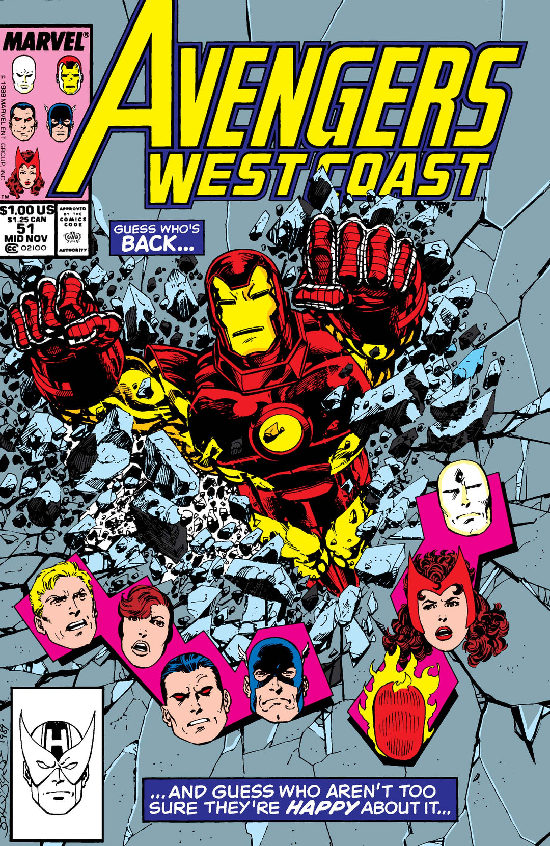 Avengers West Coast (1989) #51 <OXB-01> <C-BINS>