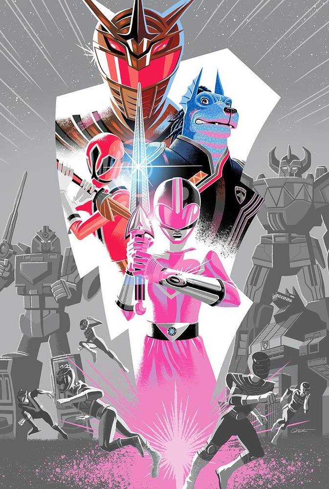 Mighty Morphin Power Rangers 2018 Annual #1 Variant (2nd Print) [Shattered Grid] <BINS>